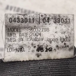 Ремінь безпеки Mazda 3 BK (03-09) задній лівий OEM 602046603 фото 4