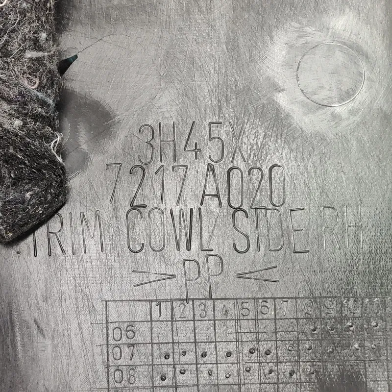 Накладка Mitsubishi Outlander XL 06-12 2.0D Пр. OEM 7217a020