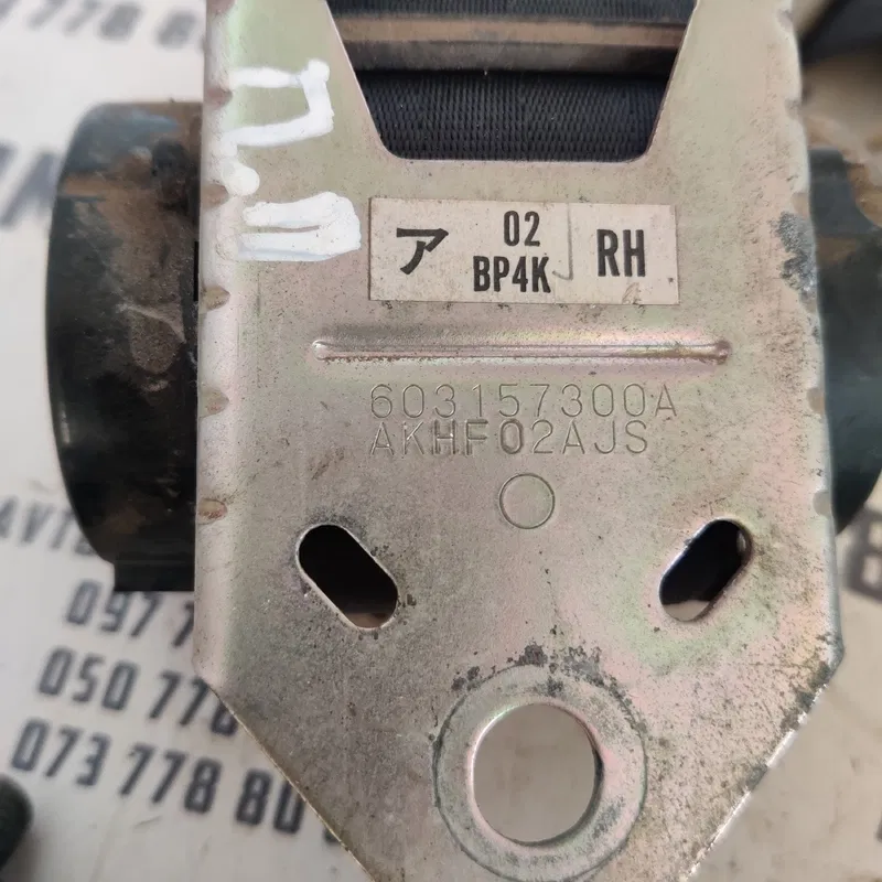 Ремінь безпеки Mazda 3 BK (03-09) пер. прав. OEM 603157300a