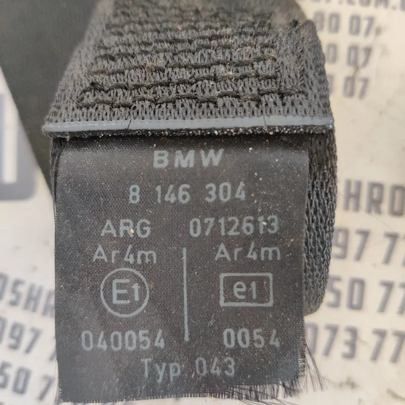 Ремінь безпеки BMW 320 E46 98-05 передній правий OEM 8146128