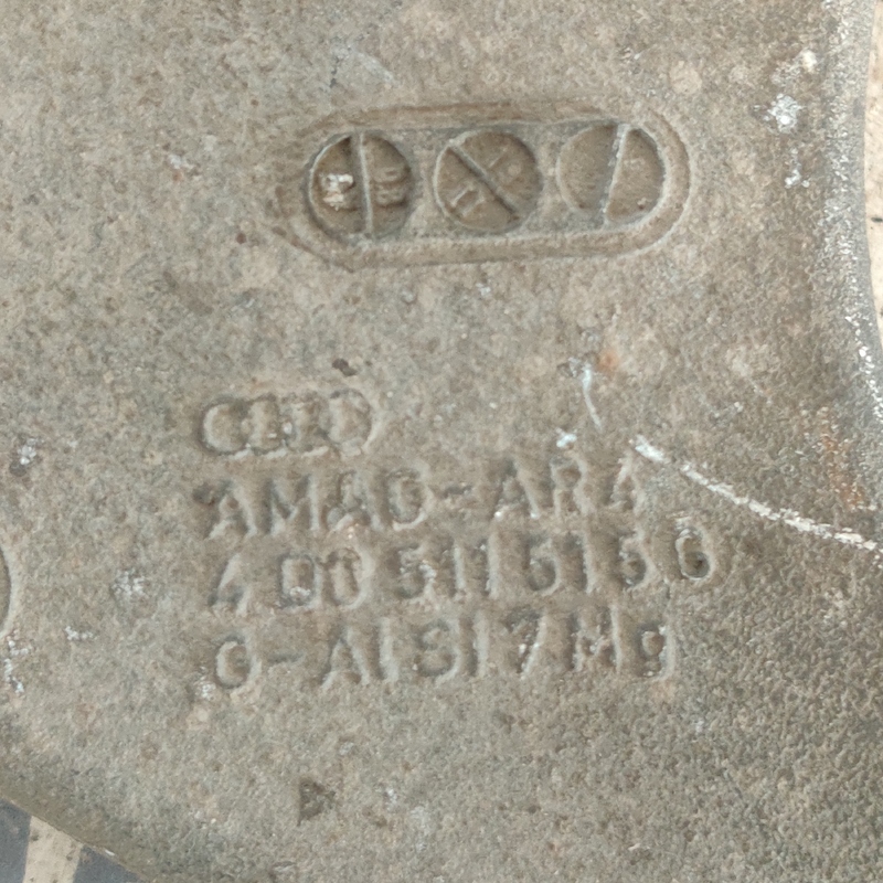 Ричаг підвіски Audi A8 D2 (94-02) задня OEM 4d0511515g