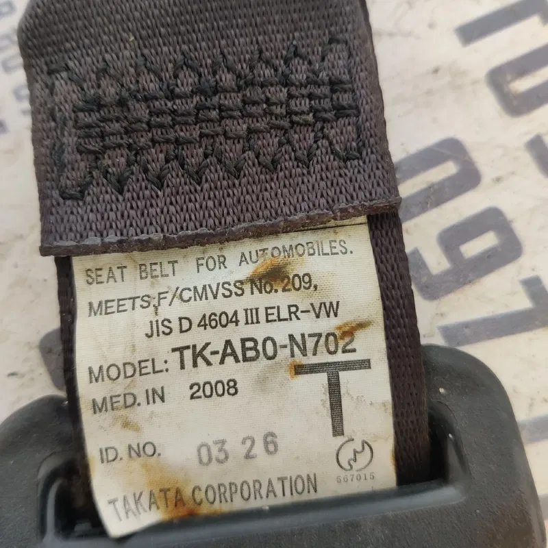 Ремінь Mitsubishi Lancer 9 03-08 задній лівий OEM tkab0n702