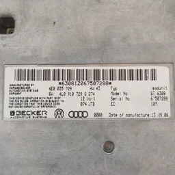 Блок мультимедіа Audi Q7 4L (05-15) 3.6 Бензин OEM 4E0035729 фото 3