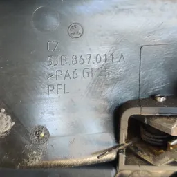 Карта дверей передня ліва Skoda Rapid 12-19 OEM 5jb867011a фото 5