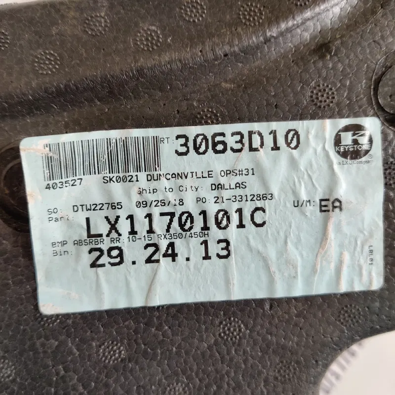 Абсорбер бампера Lexus RX 350 (09-15) передній lx1170101c