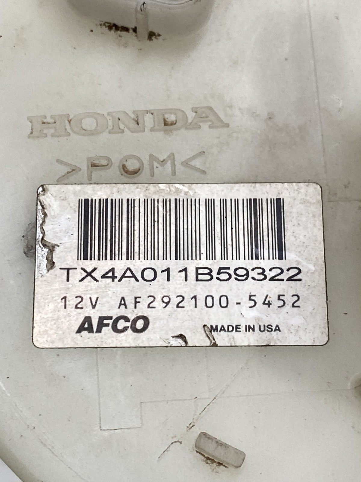 Паливний насос Acura RDX 2 (12-18) AF292100