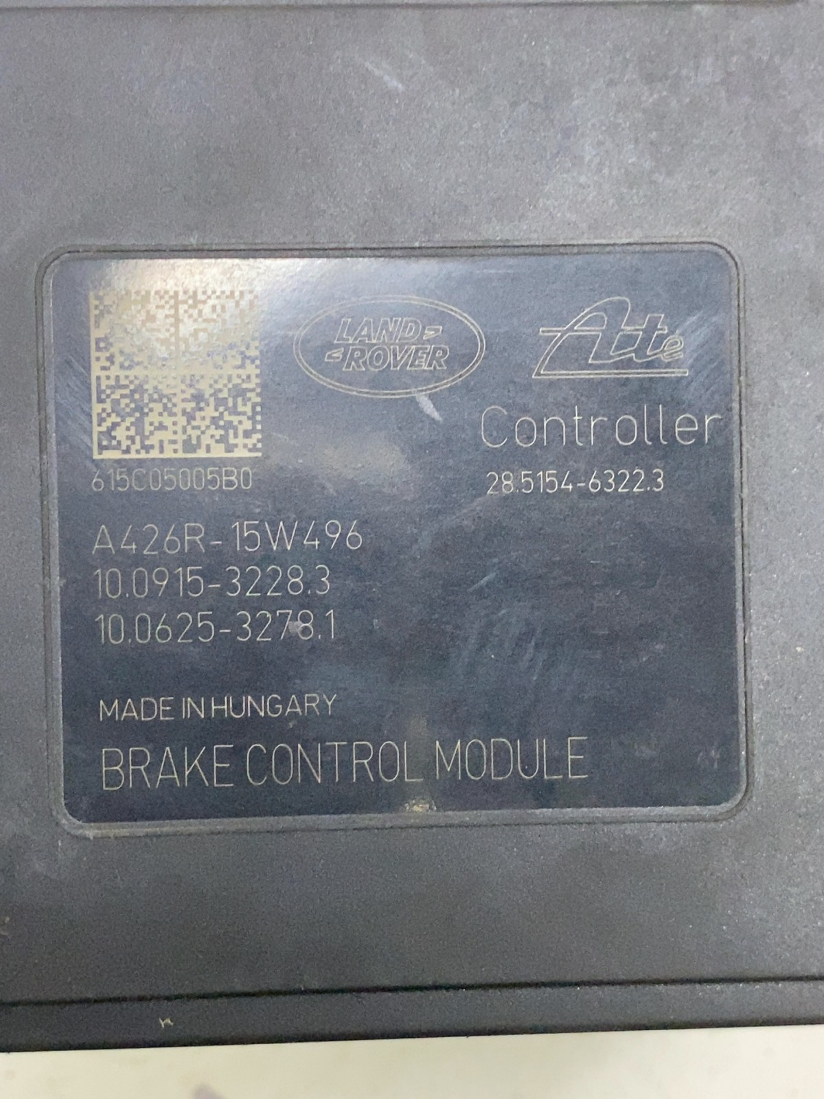 Блок управління АБС Land Rover Range Rover Evoque 1 OE A426R15W496