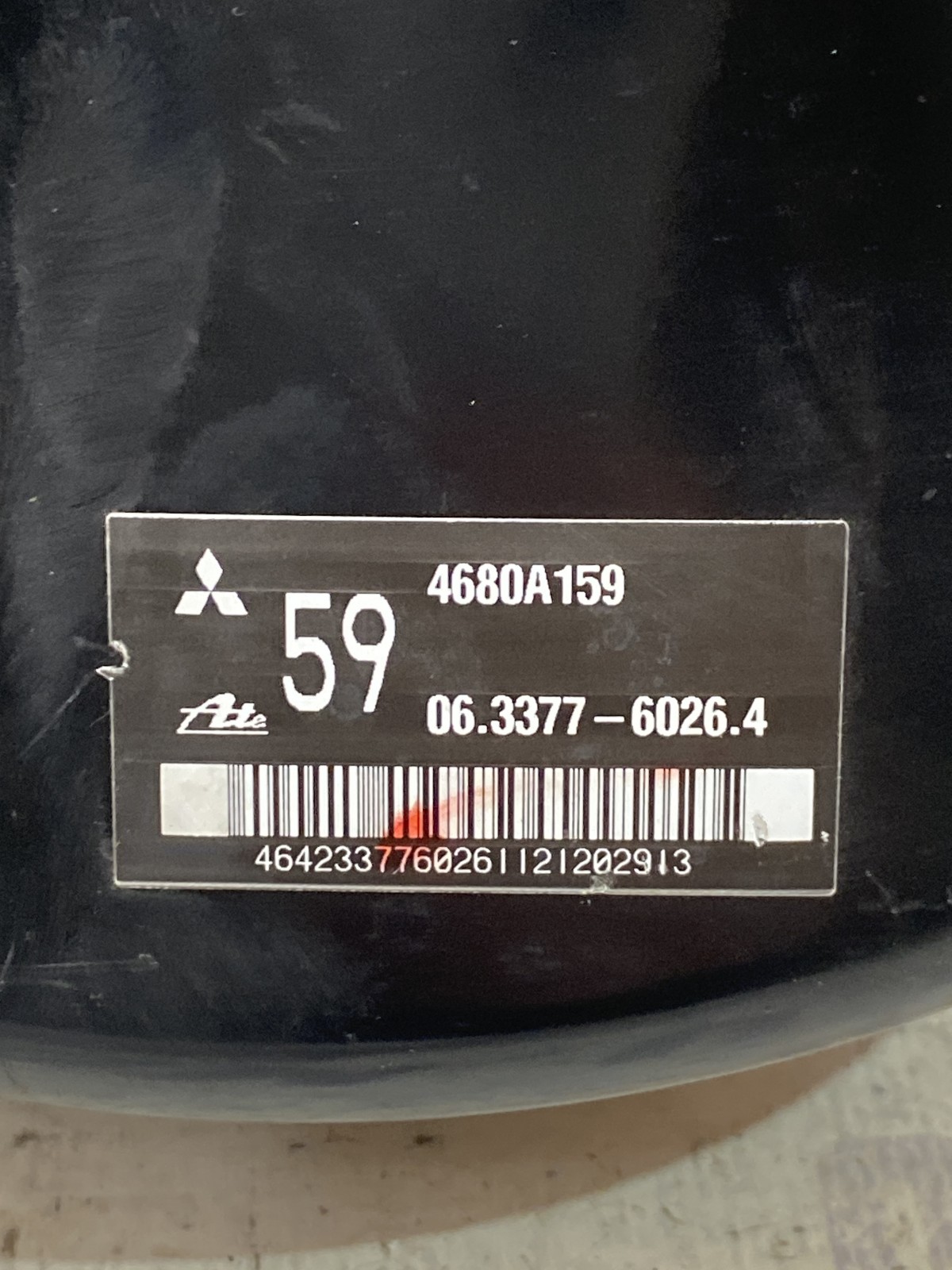 Вакуумний підсилювач гальм Mitsubishi Outlander 3 OE 4680A159