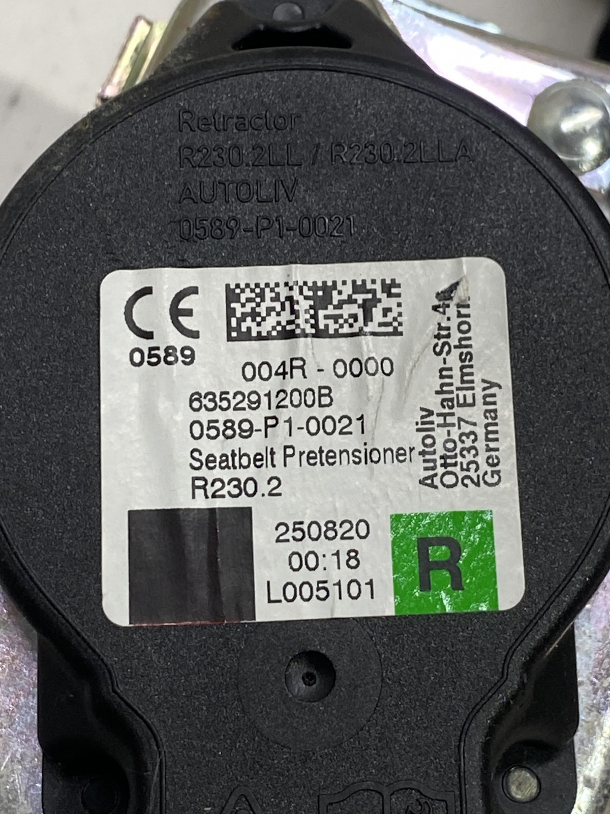 Ремінь безпеки передній правий Hyundai Tucson TL 635291200B