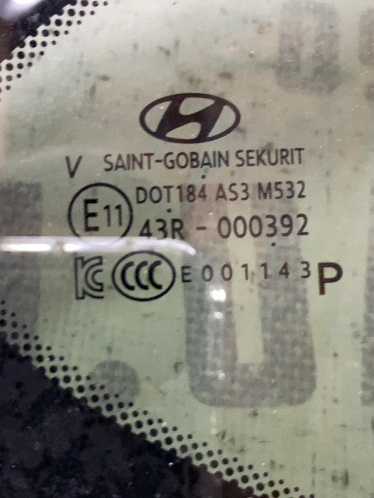 Кузовне скло Hyundai Tucson 3 TL OE 87820D3000