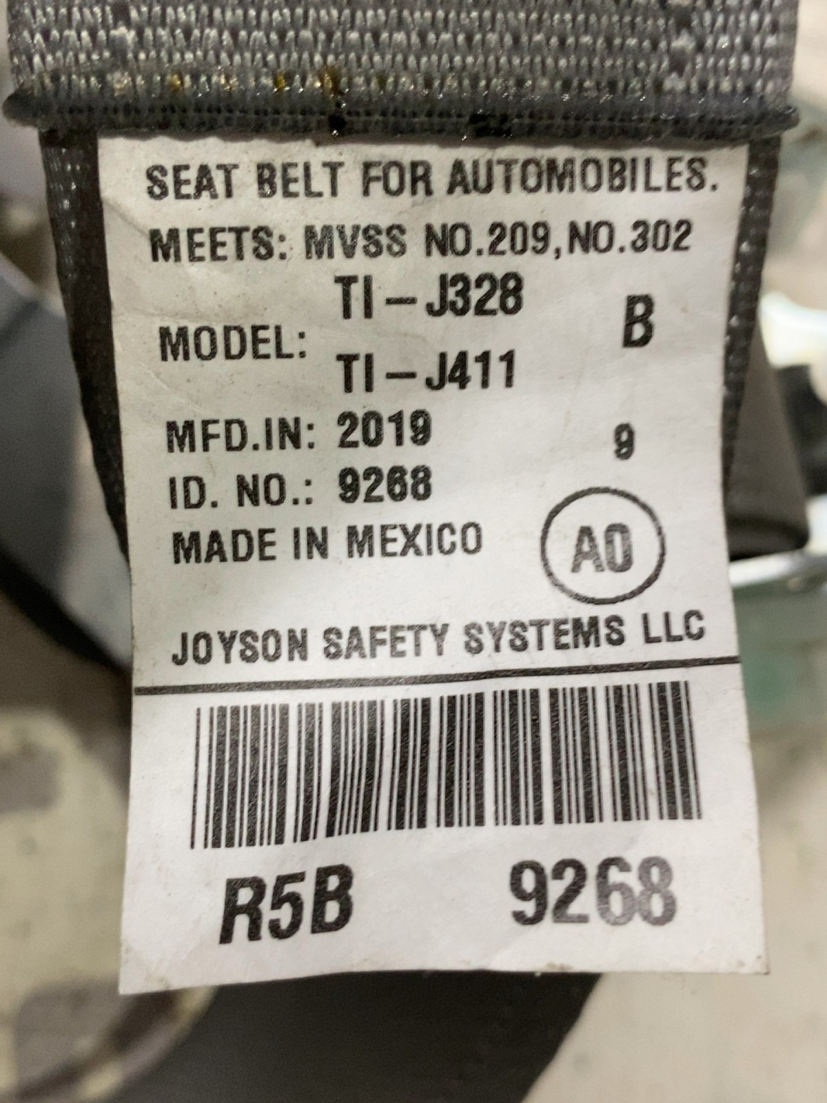Ремінь безпеки Acura MDX 3 (14-20) 2463177