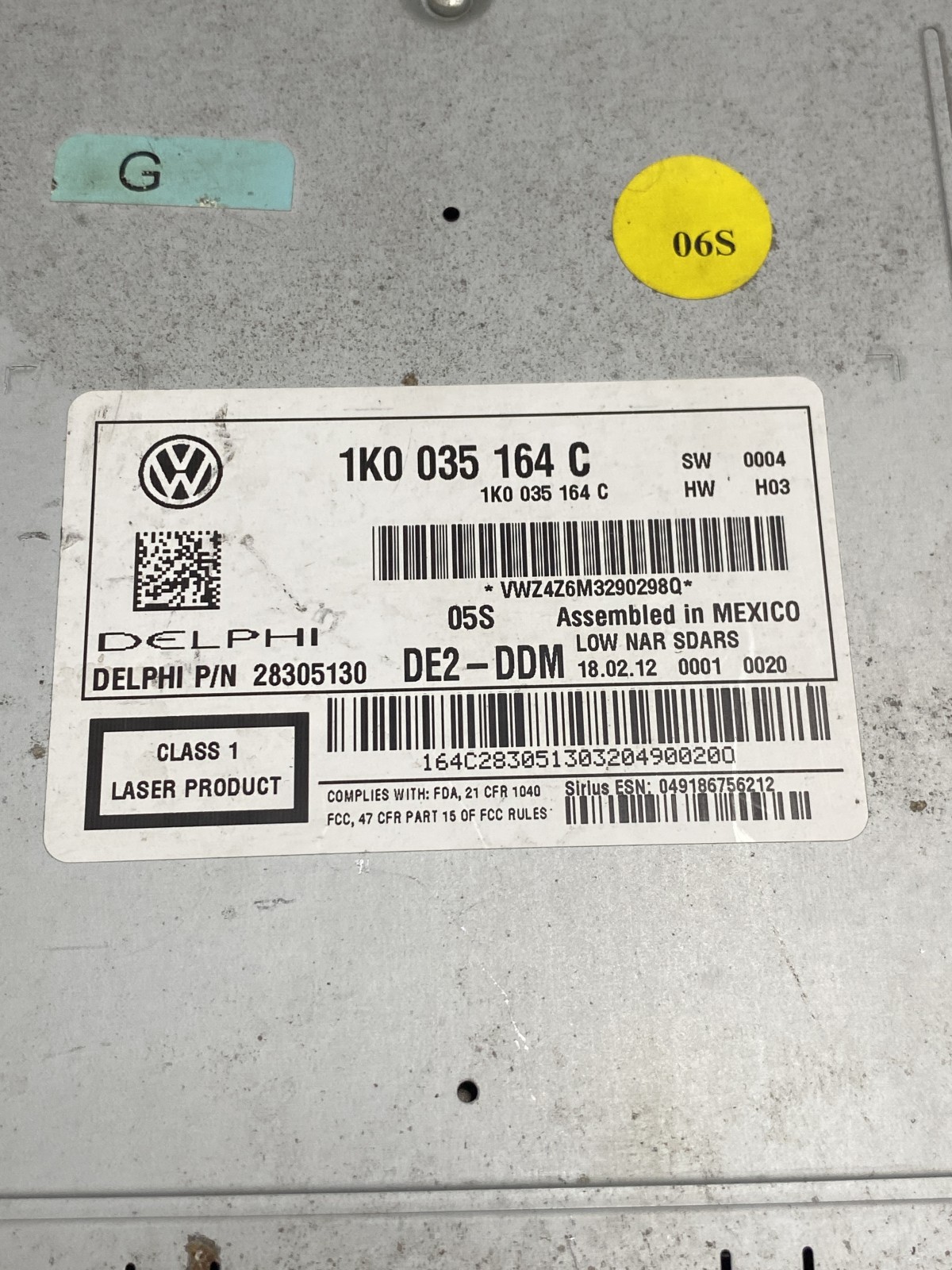 Магнітола Volkswagen Jetta 6 (10-18) 1K0035164C