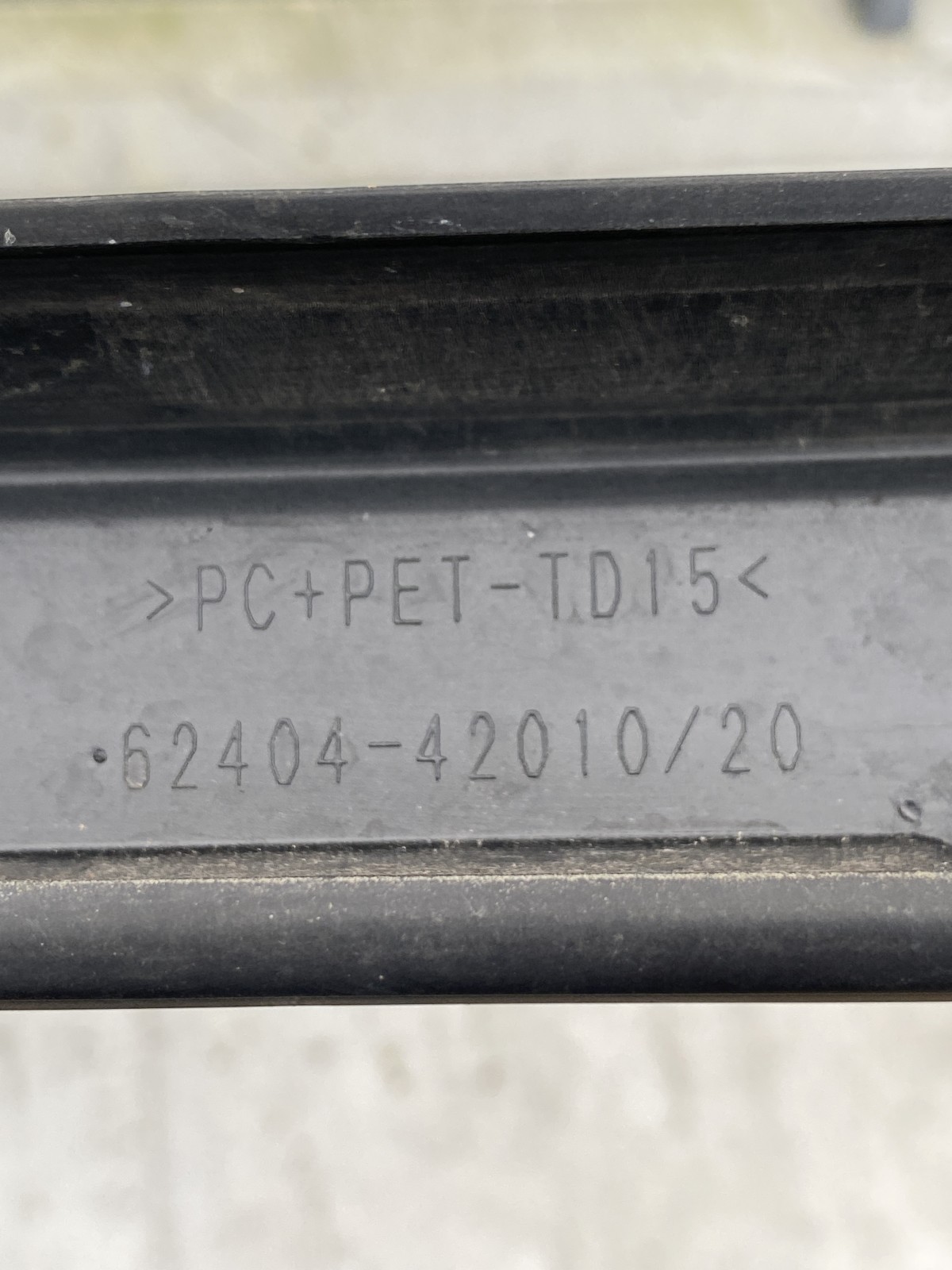Рейлінги на кришу Toyota RAV4 5 OE 624044201020