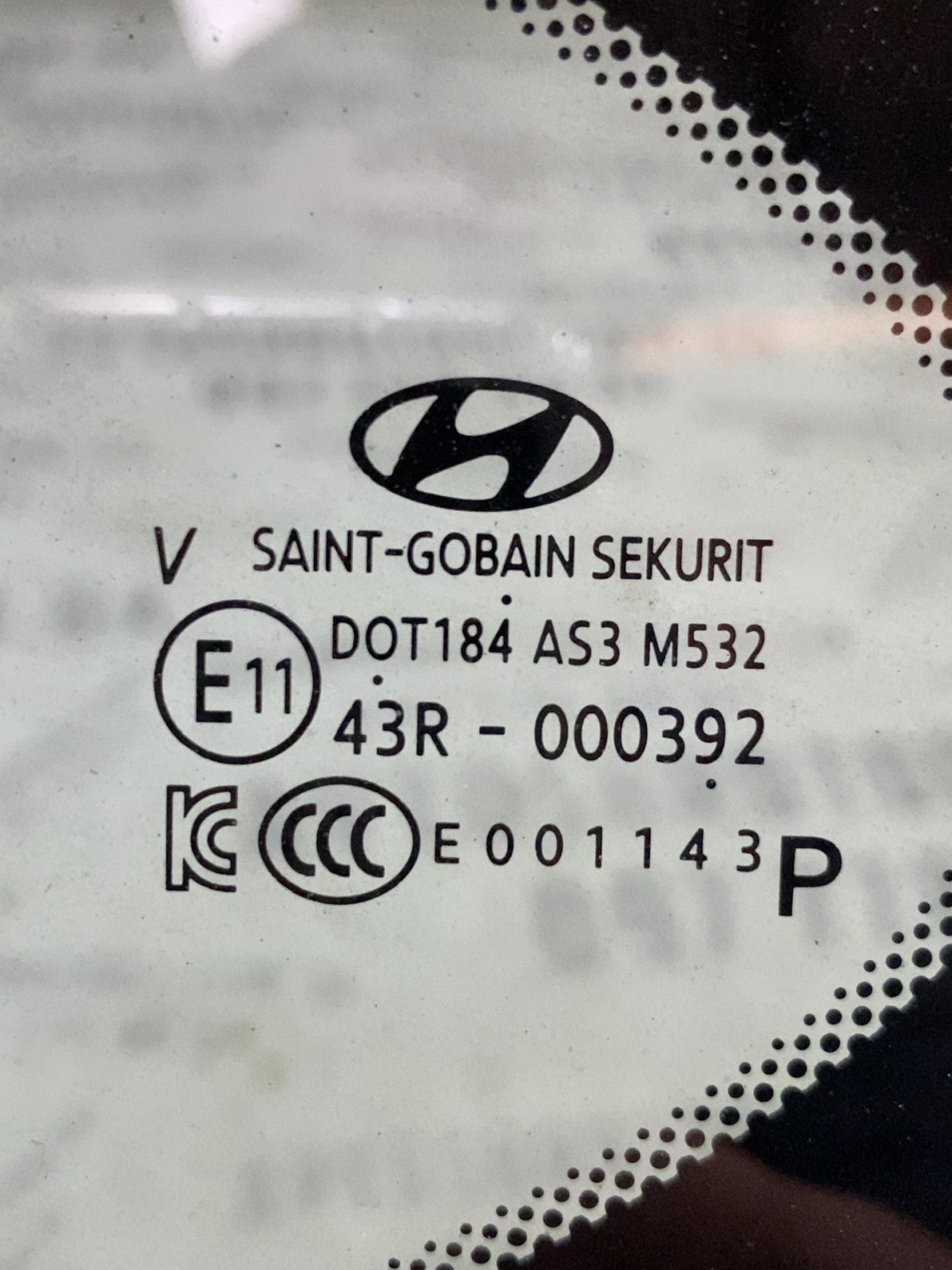 Кузовне скло Hyundai Tucson 3 TL OE 87810D3000