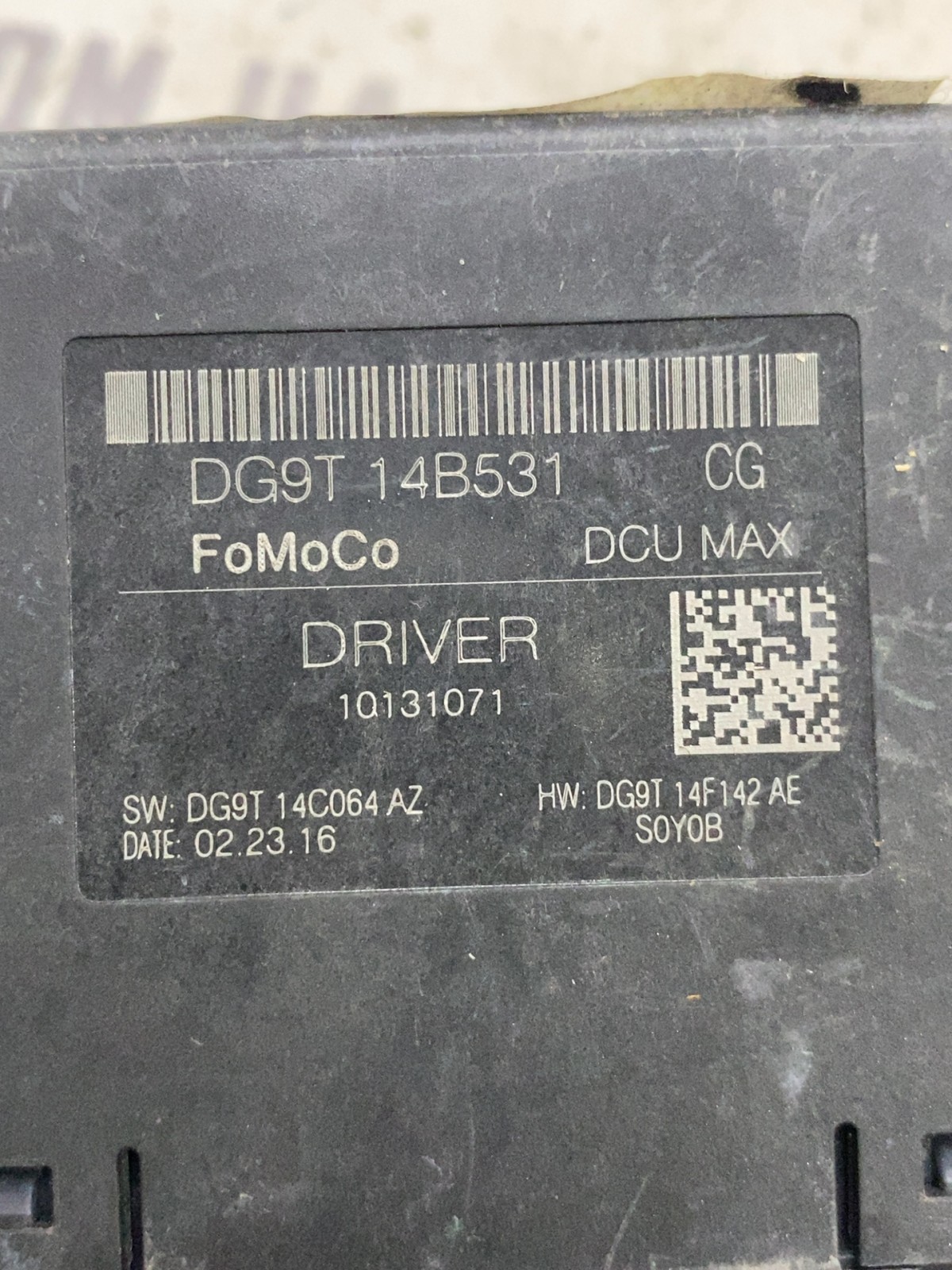 Блок комфорту дверей Ford F-150 (09-14) пер лів dg9t14b531
