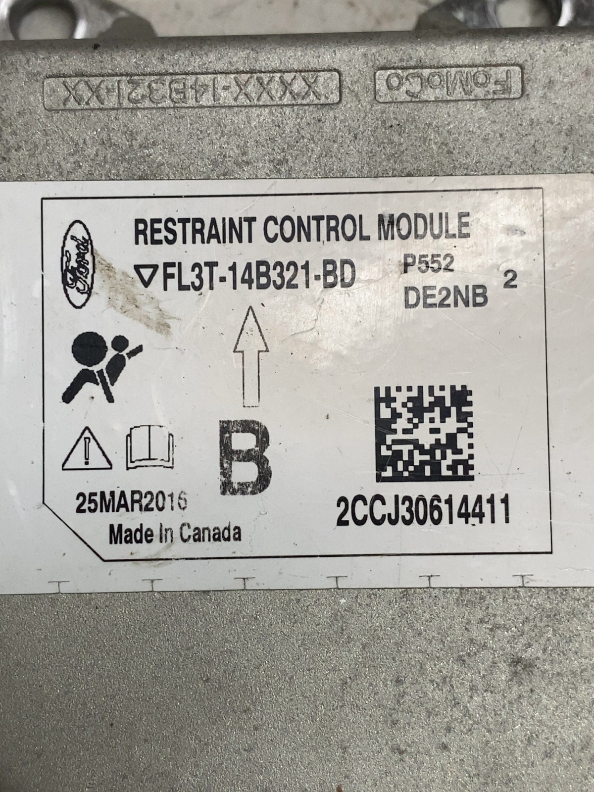 Блок подушок безпеки Ford F-150 (09-14) FL3T14B321BD