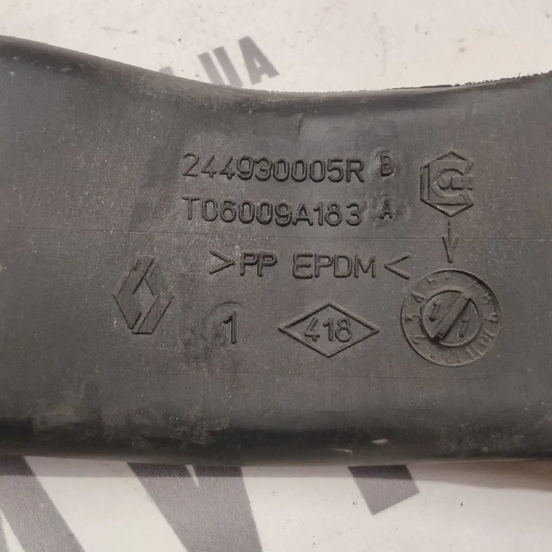 Патрубок повітря Renault Scenic 3 (09-16) 1.6 OEM 244930005r