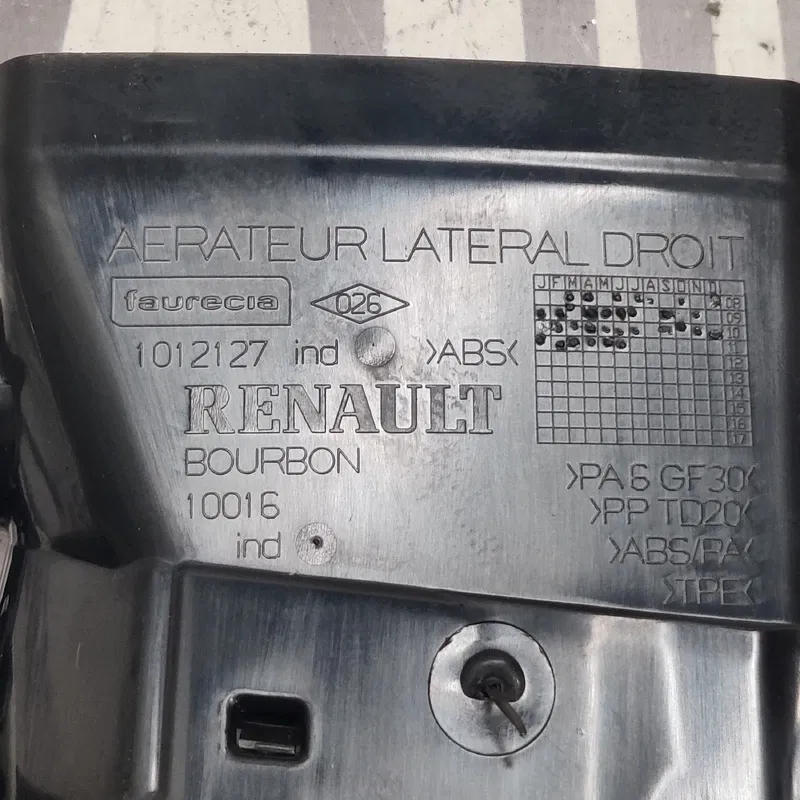 Дефлектор обдуву правий Renault Grand Scenic 3 (09-16) 1.6D