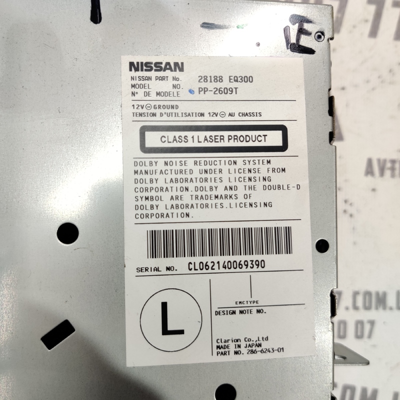 Магнітола Nissan X-Trail T30 (01-07) 2.5 28188EQ300