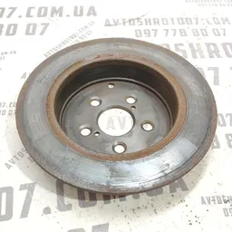 Гальмівний диск задній Toyota Avensis T25 (03-09) 2.0D фото 3