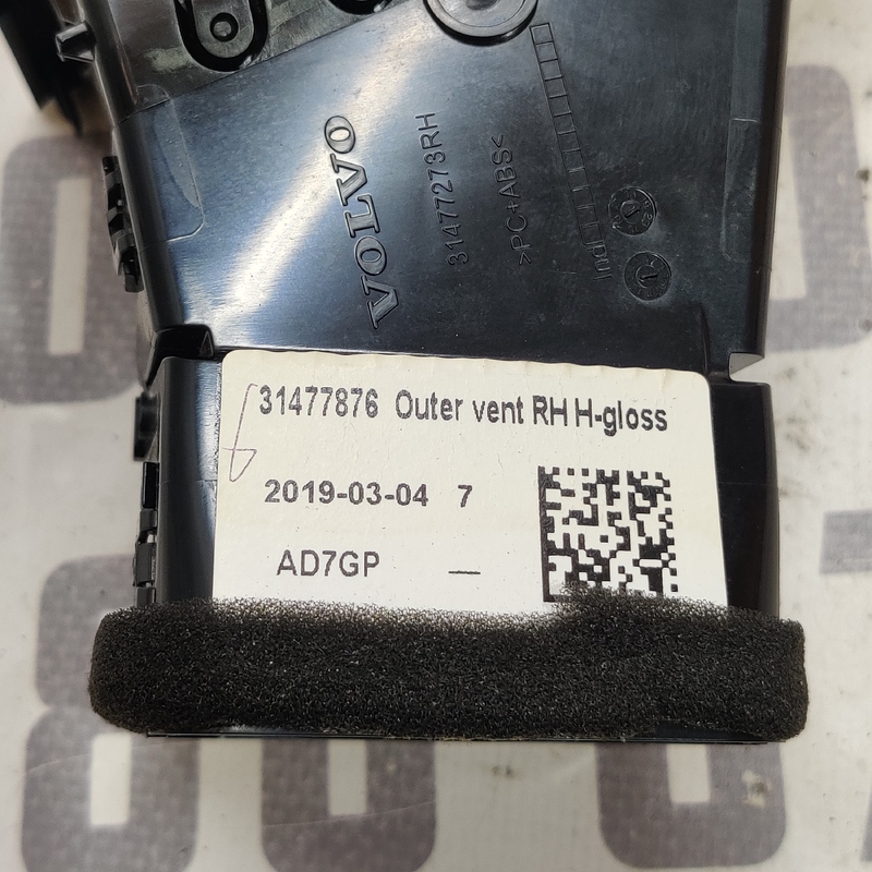 Дефлектор обдуву Volvo S60 18-24 2.0Б правий OEM 31477876