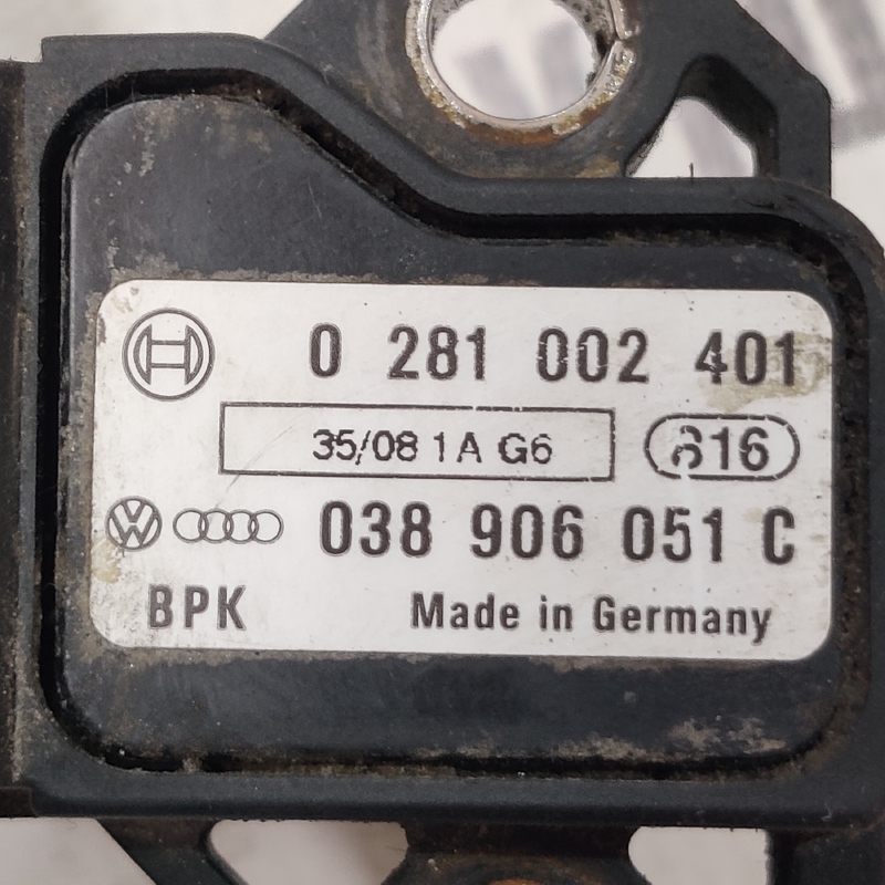 Датчик тиску Audi A4 B8 (07-15) 2.0D OEM 038906051с