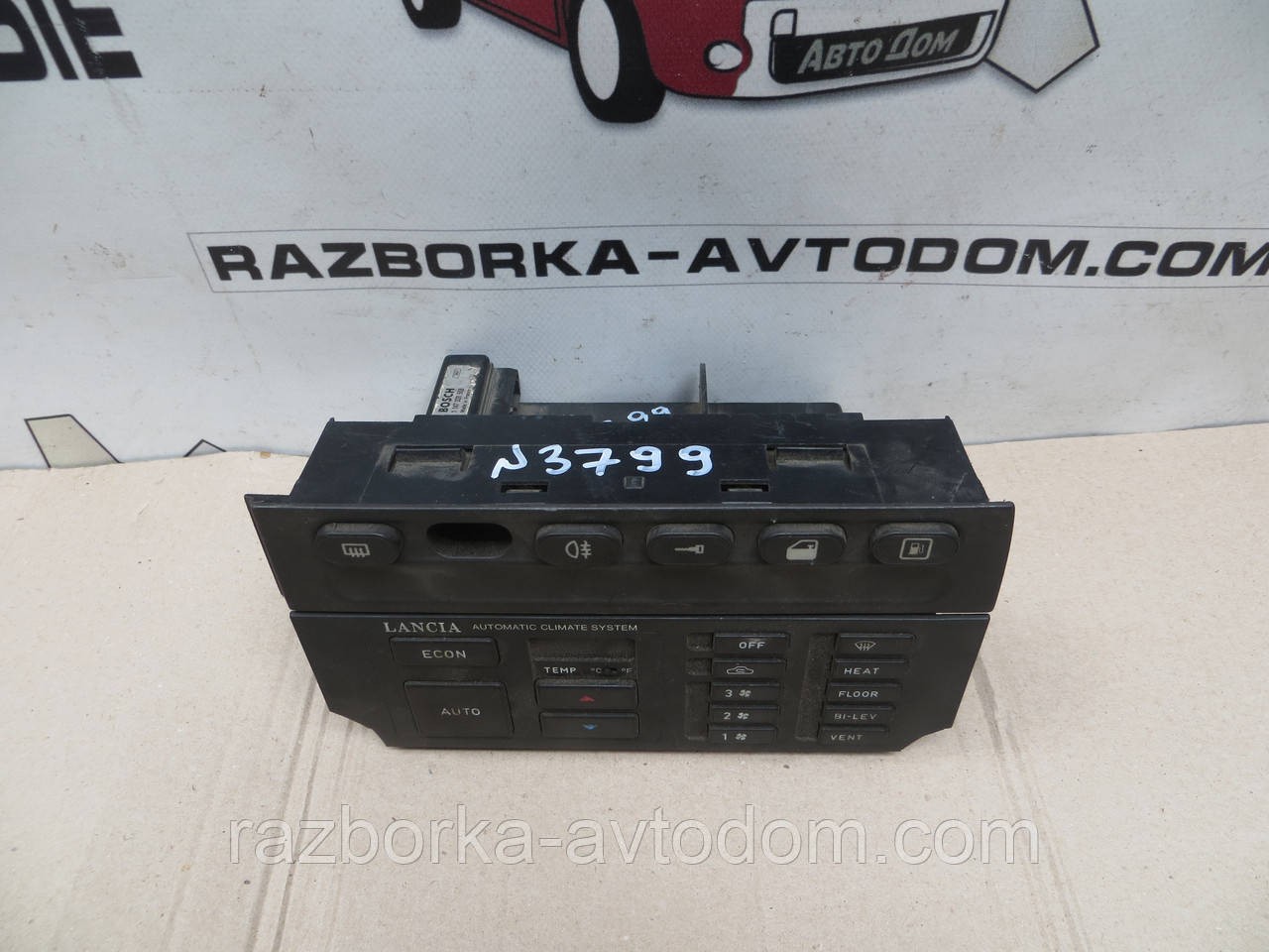 Блок керування пічкою Lancia Thema 84-94 OEM 1147328508 фото 2