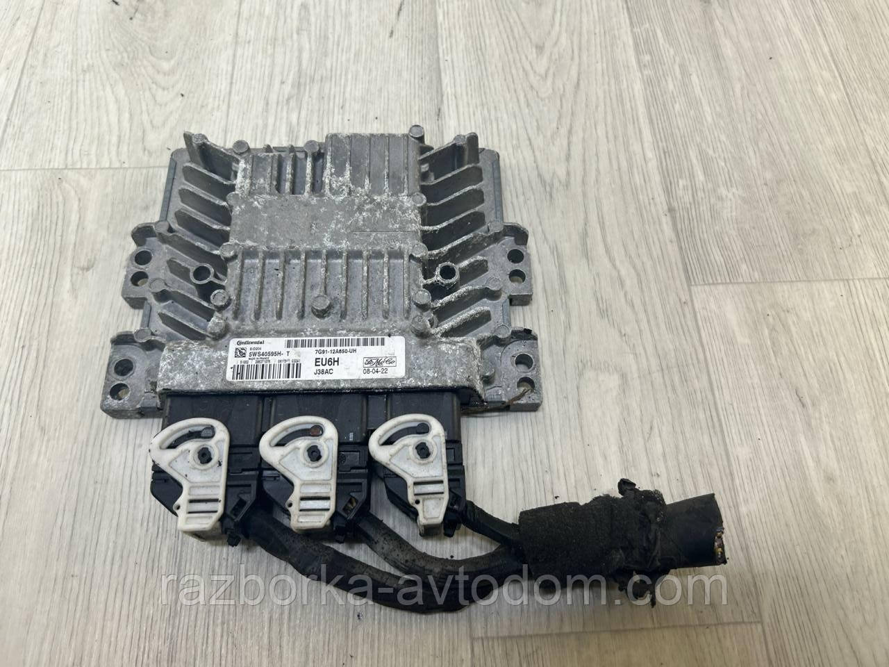 Блок керування двигуном (морги, ЕБУ) 2.0 TDCI Ford Mondeo MK4 (07-14) OE:7g91-12a650-uh, 7g9112a650uh, 5ws40595h-t