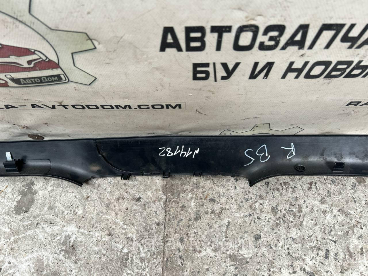 Накладка/обличчя порога правого (внутрішня) універсал VW Passat B5(96-00) OE:3b0853370d