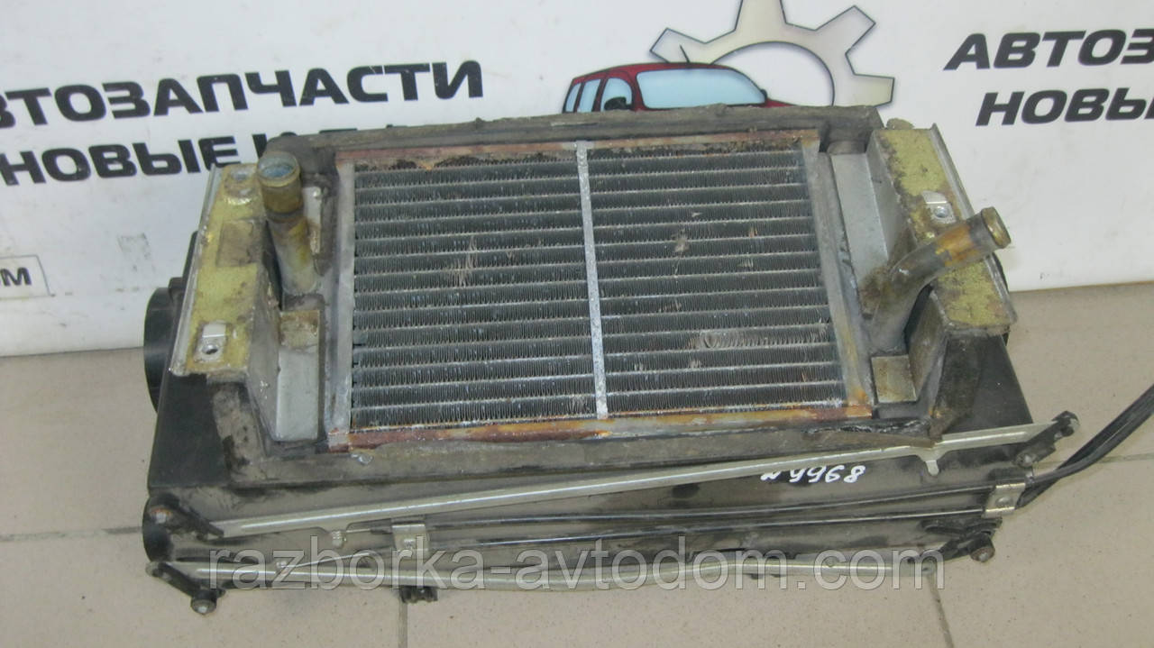 Корпус опалювача з радіатором і моторчиком печілки 24V Mercedes 609-711 T2 (1967-1996) OE:A3098301961