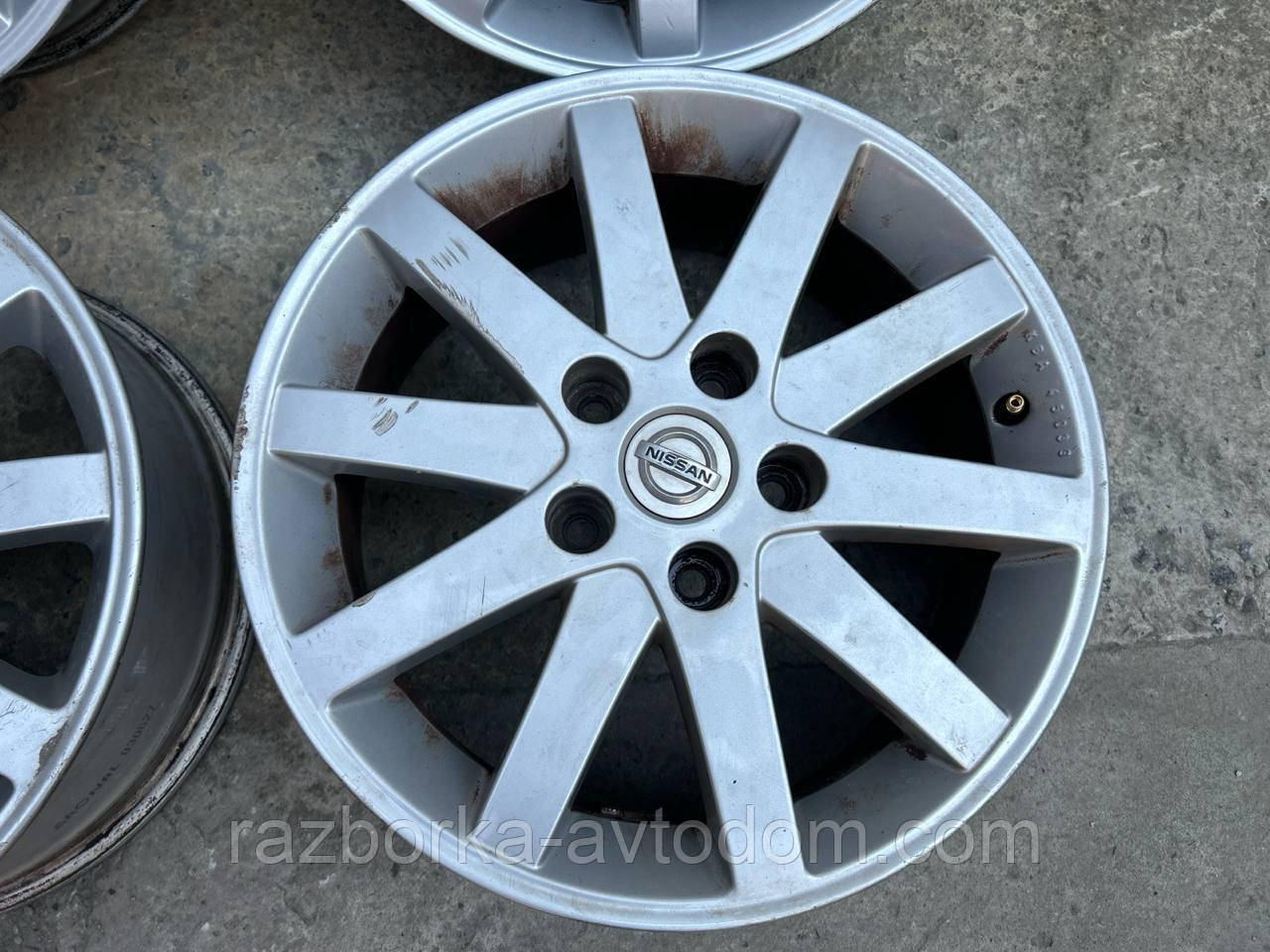 Диски колісні титани (комплект) R16 Nissan X-trail T30, Primera, Almera, 6,5Jx16 5x114.3x67.5 ET40 OE:Kba 45