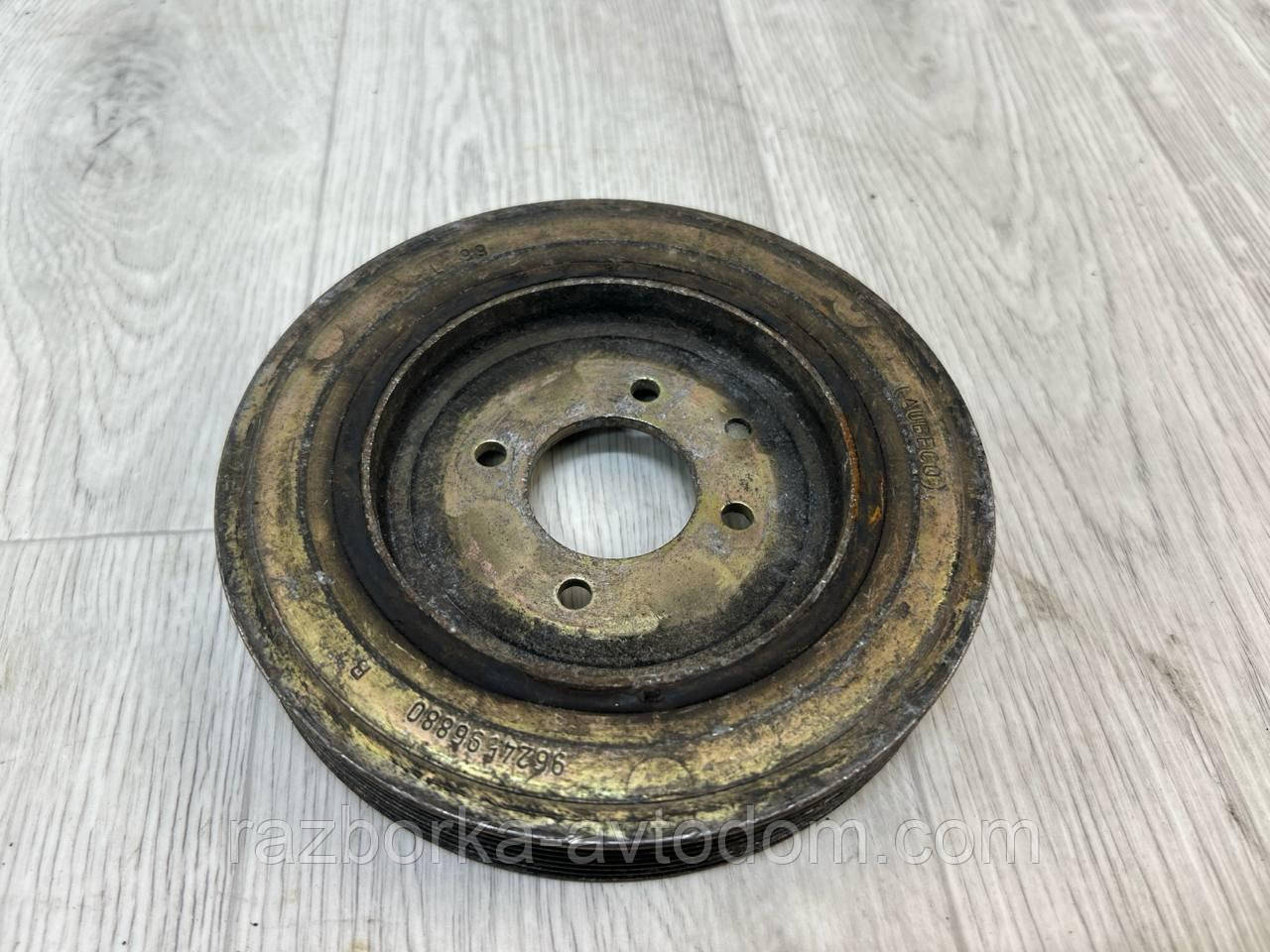 Шків колінвала демпферний 6 руч 1.9D Citroen Jumpy (98-06), Berlingo (96-08), Fiat Scudo (98-06), OE:962459688
