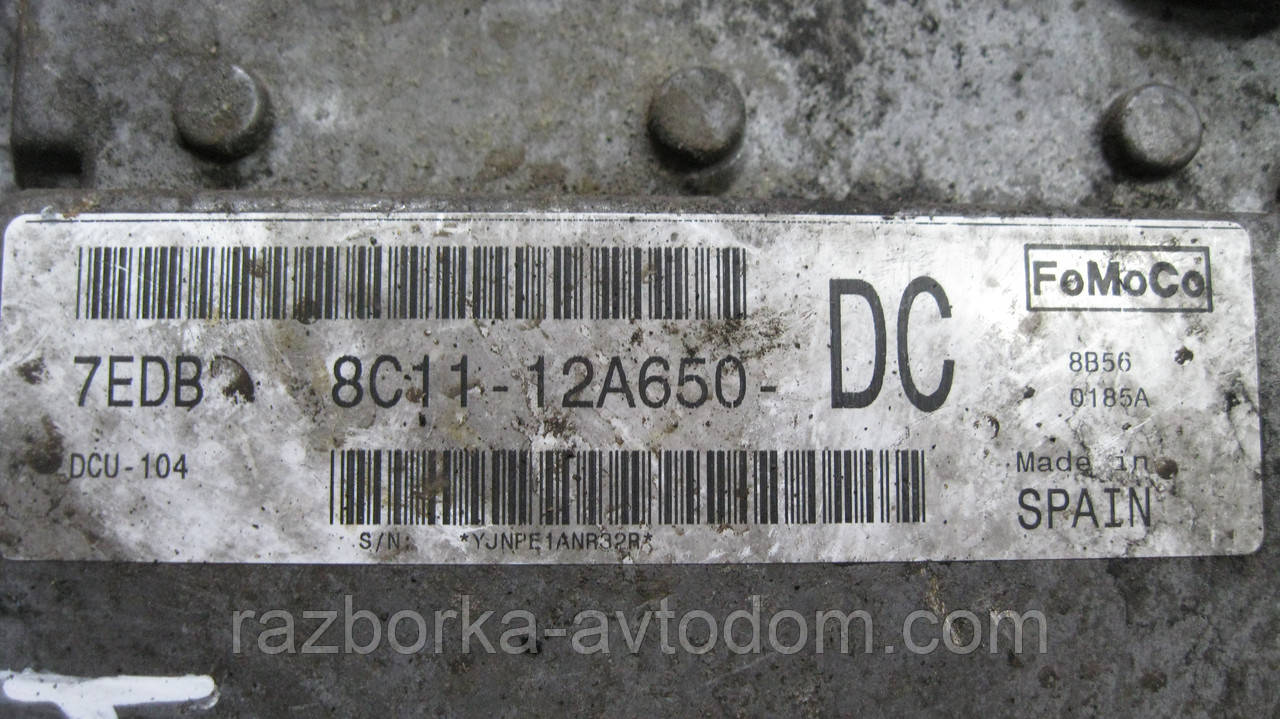 Блок керування двигуном (ЕБУ) Ford Transit (2006-2014) 2.2 TDCi OE: 8C1112A650DC OE 8C112A650DC