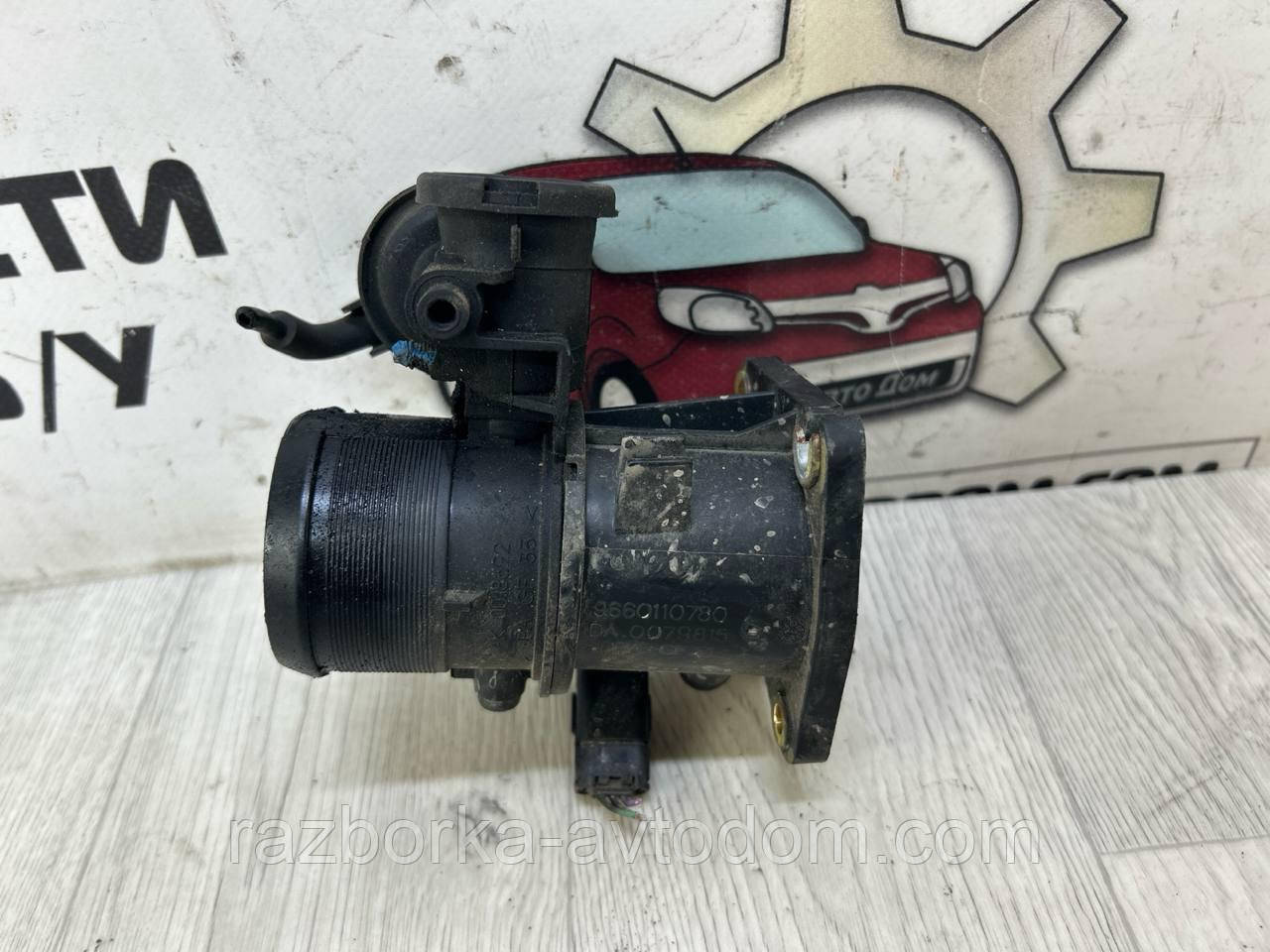 Дросельна заслінка 2,0HDI PEUGEOT 407 (04-11), Fiat Scudo (07-), Citroen C4, C4 Picasso. OE:9660110780