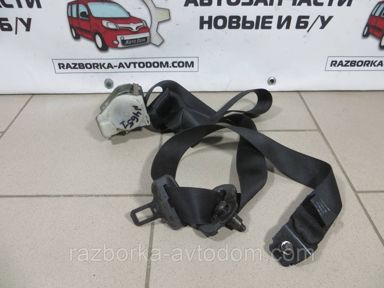 Ремінь безпеки задній правий Opel Zafira A 99-05 90580906 фото 2