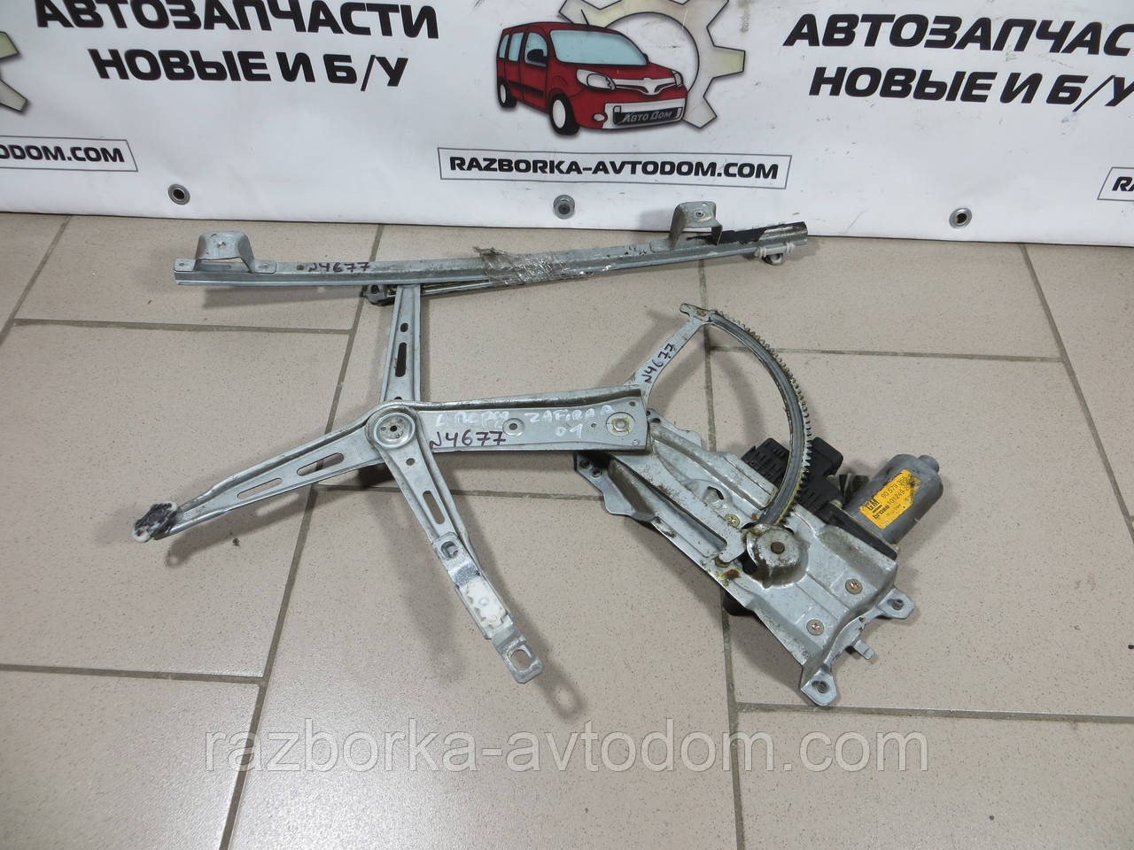 Склопідіймач пер лівий Opel Zafira A (99-05) OEM 6207057