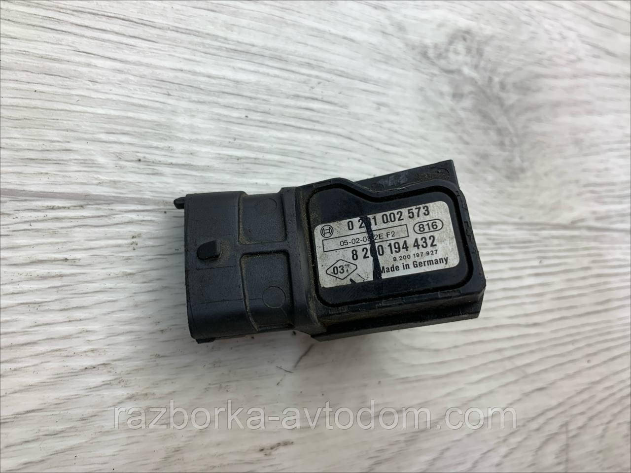 Датчик тиск наддуву Renault Kangoo 1.5 dci (1997-2007) OE: 8200194432 фото 2