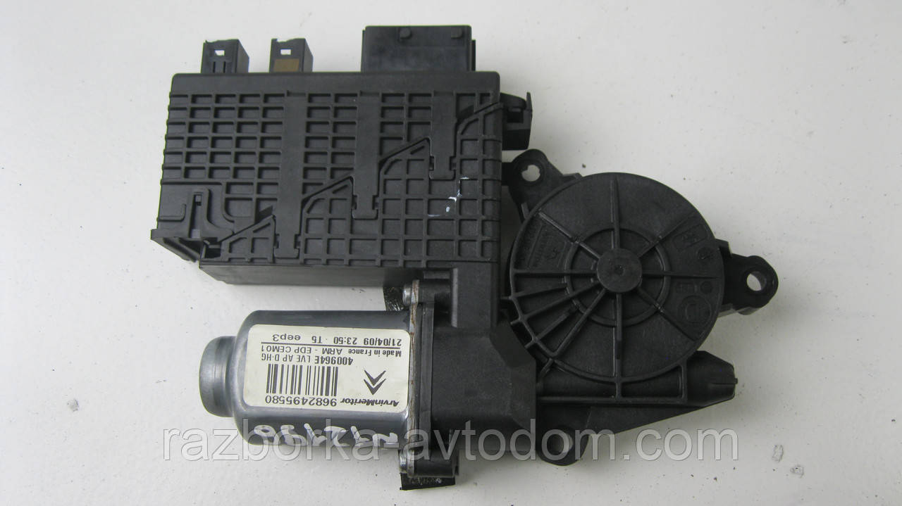 Моторчик склопідіймача передніх правих дверей Citroen C4 Picasso (2006-2013) OE:9222 CX
