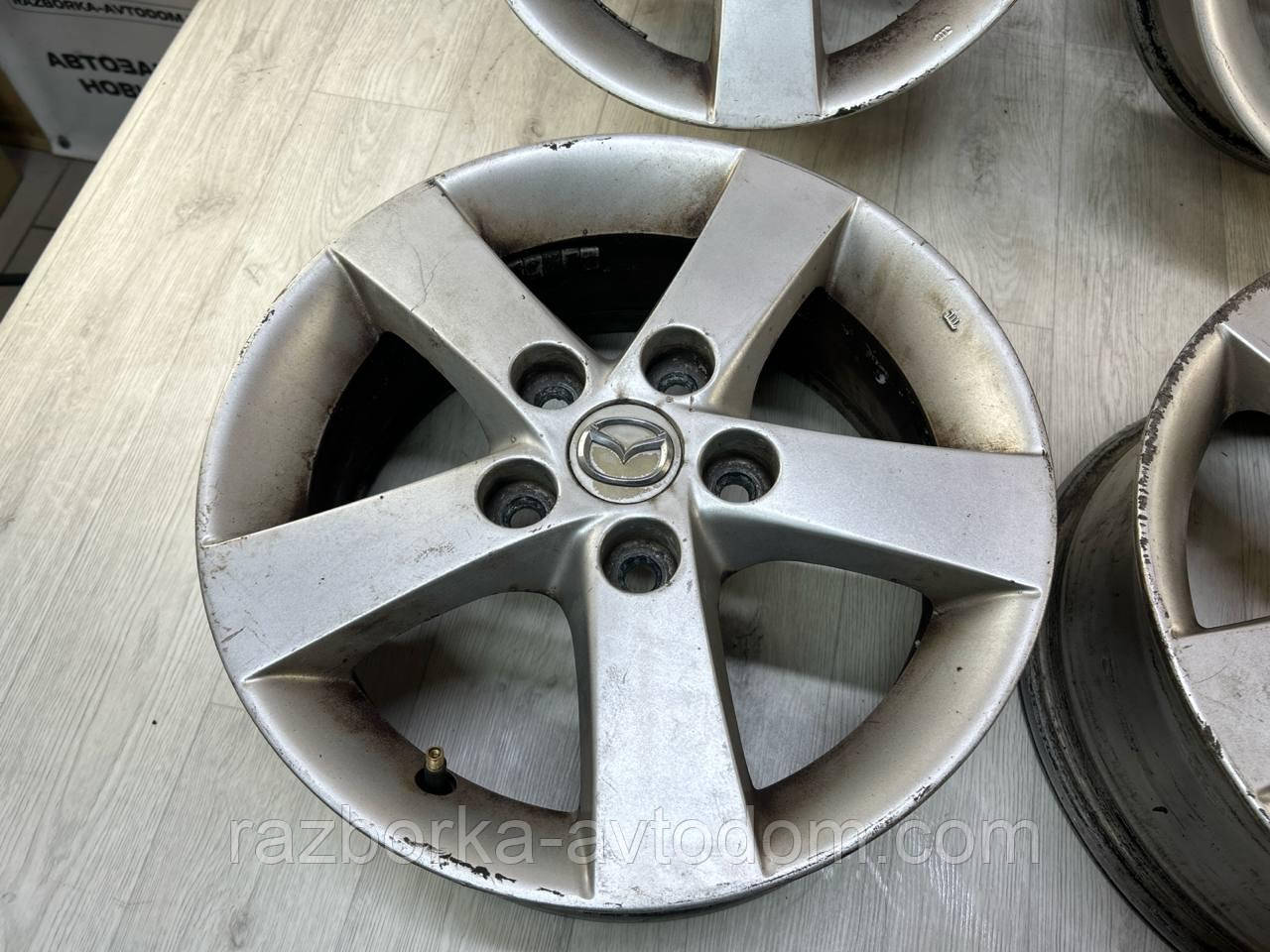Диски колісні титани (комплект) R15 Mazda Axela, 3 (03-09),5 (05-), Premacy (05-18) 6Jx15 5x114.3x6.1 ET52,2