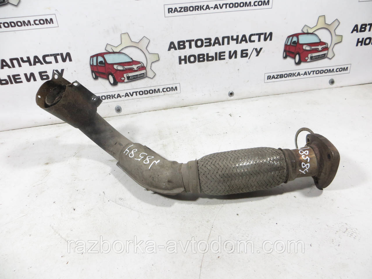 Приймальна вихлопна труба від колектора коліно Opel Zafira A 2,0DTI (1999-2005) ОЕ: 93181904 фото 2