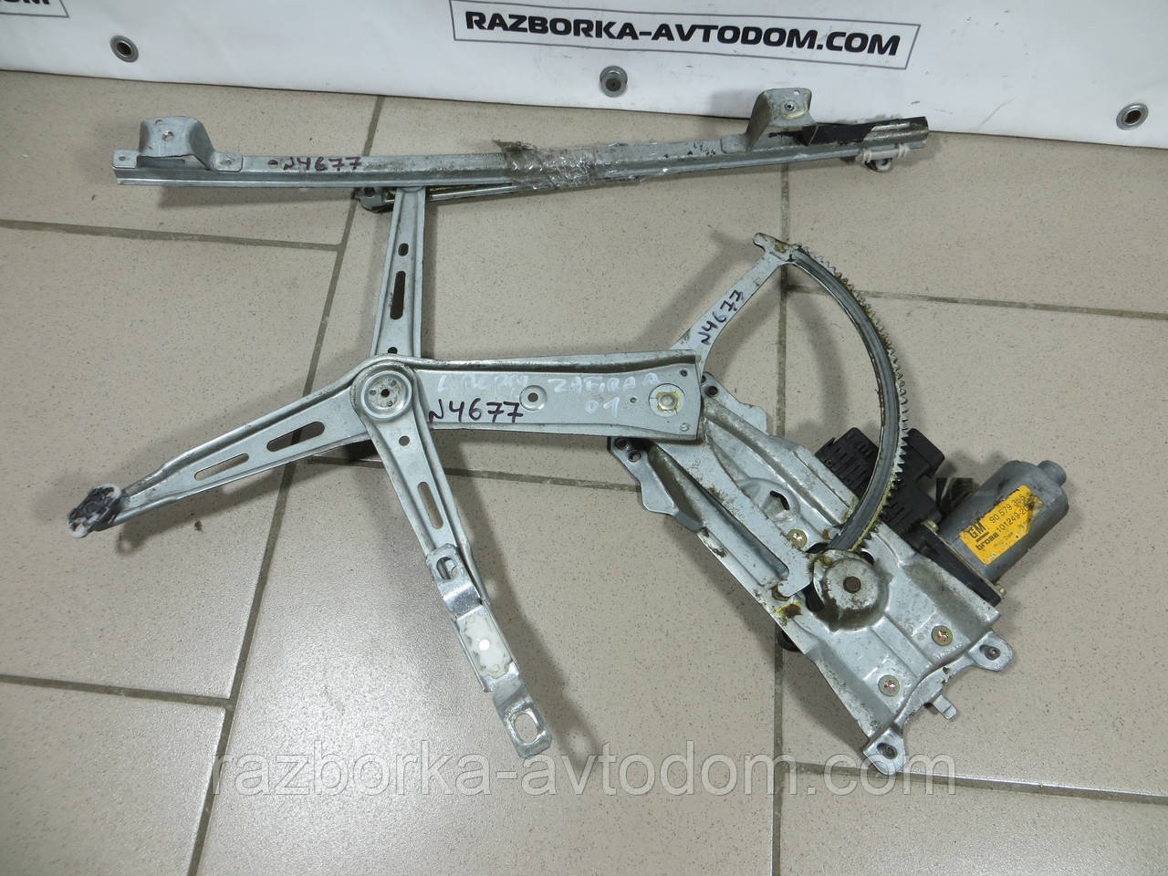 Склопідіймач пер лівий Opel Zafira A (99-05) OEM 6207057