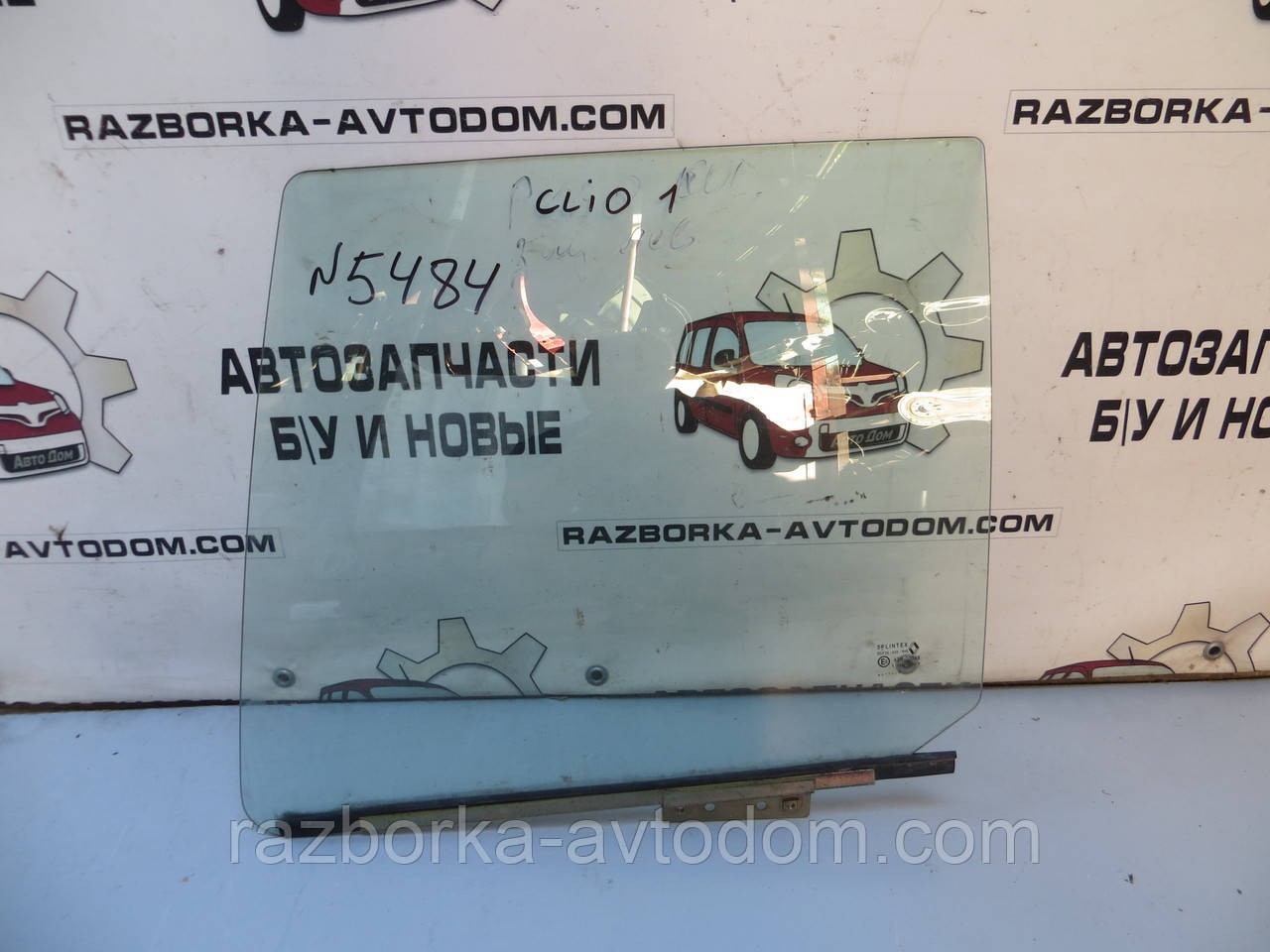 Скло заднього лівого дверей Renault Clio (1990-1998) ОЕ: 7701466072 OE 7701466071