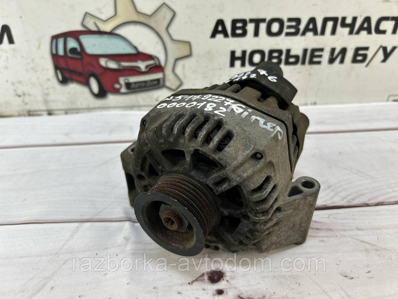 Генератор б/у (Valeo) 1,3DCTI Fit Fiorino , Bipper, Citroen Nemo, Opel Corsa , Combo (6 паз) 105A. CA1862IR
