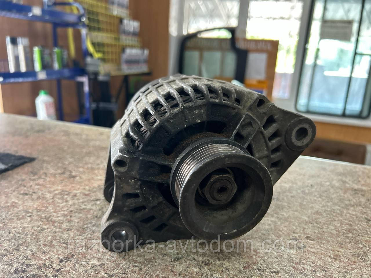 Генератор б/у (Magneti Marelli) CA1698IR Fiat Doblo, Punto, Bravo, Alfa Romeo 147, Lancia Musa (6 паз) 120А
