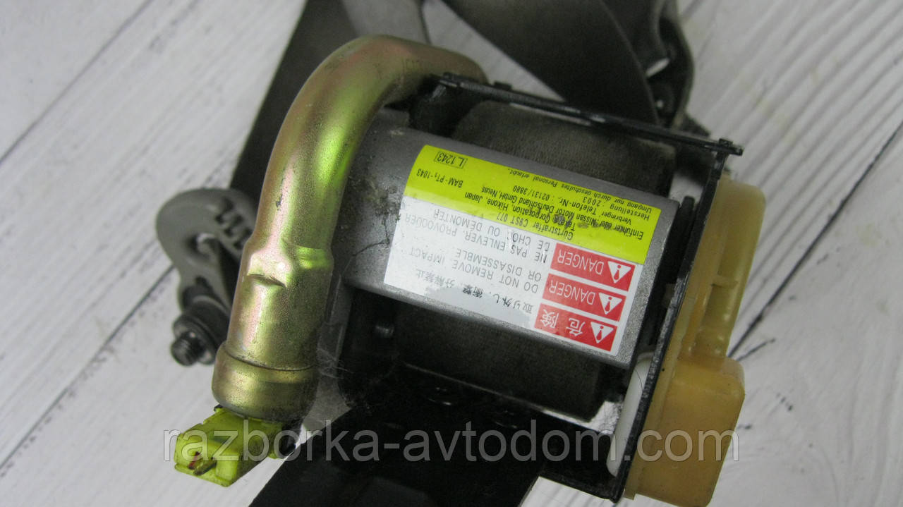 Ремінь безпеки передній лівий Nissan X-Trail T30 (2001-2007) OE:868858H700 фото 2