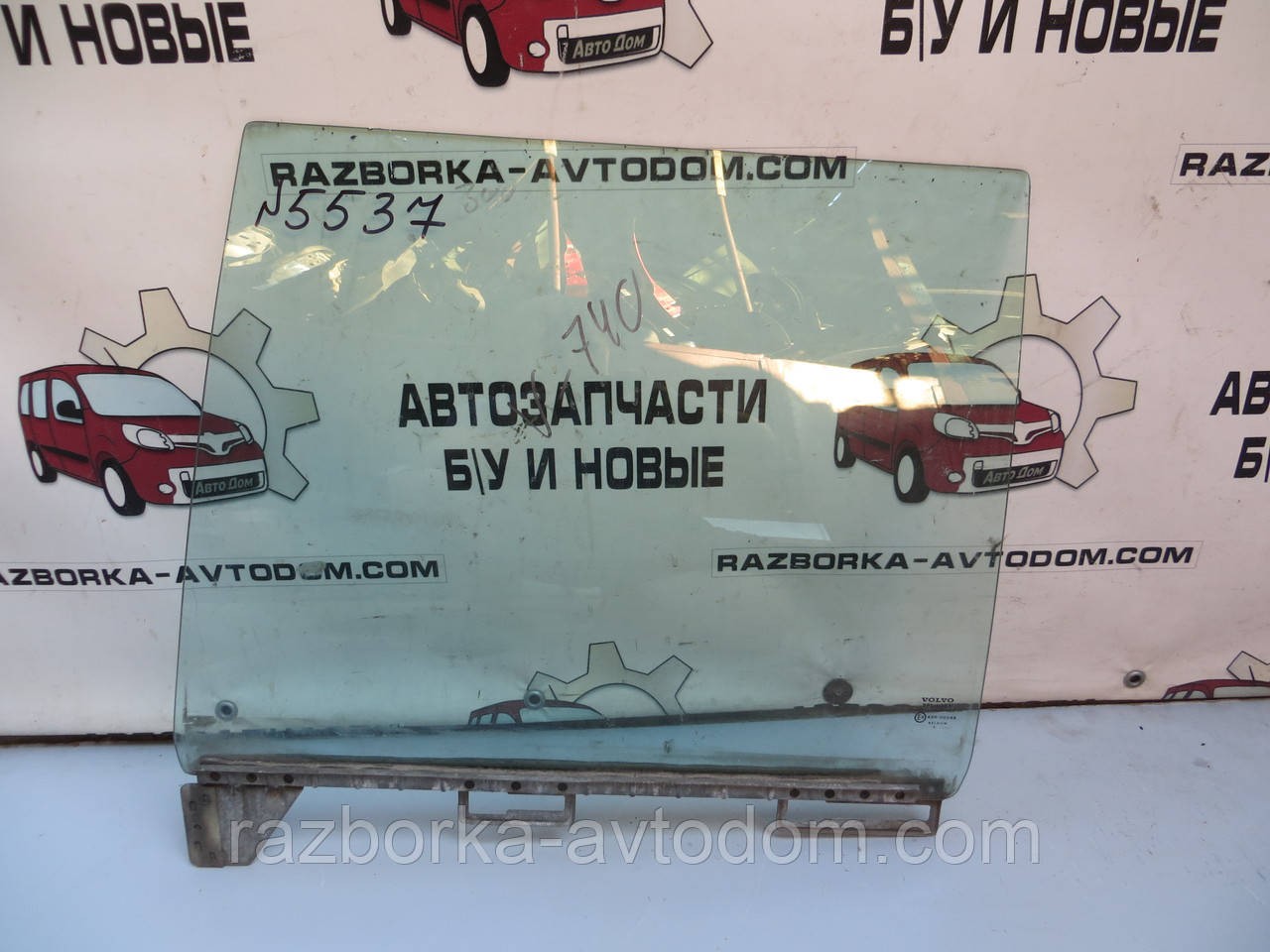 Скло заднього лівого дверцята Volvo 740 (1983-1992) ОЕ: Volvo 1268535