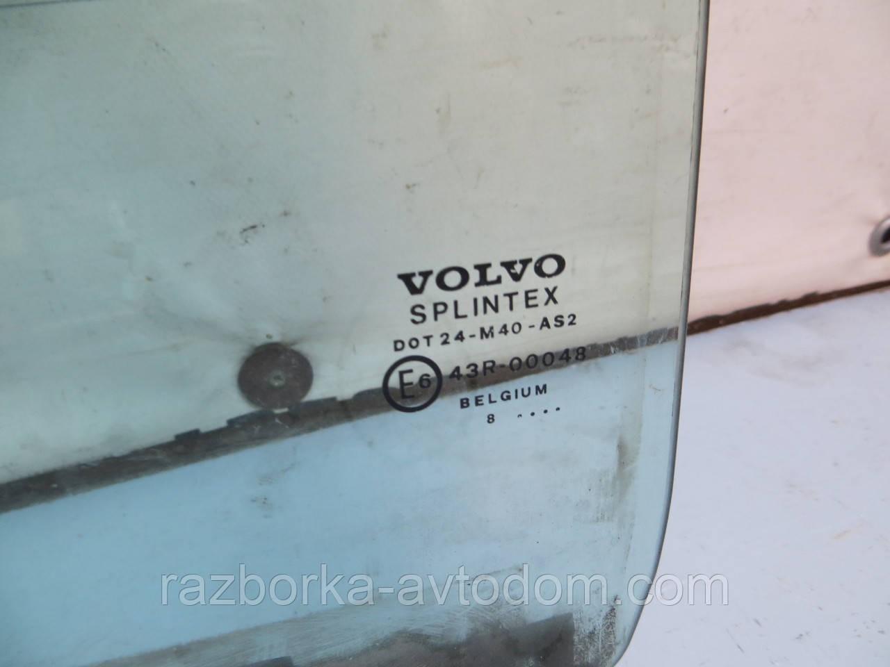 Скло заднього лівого дверцята Volvo 740 (1983-1992) ОЕ: Volvo 1268535