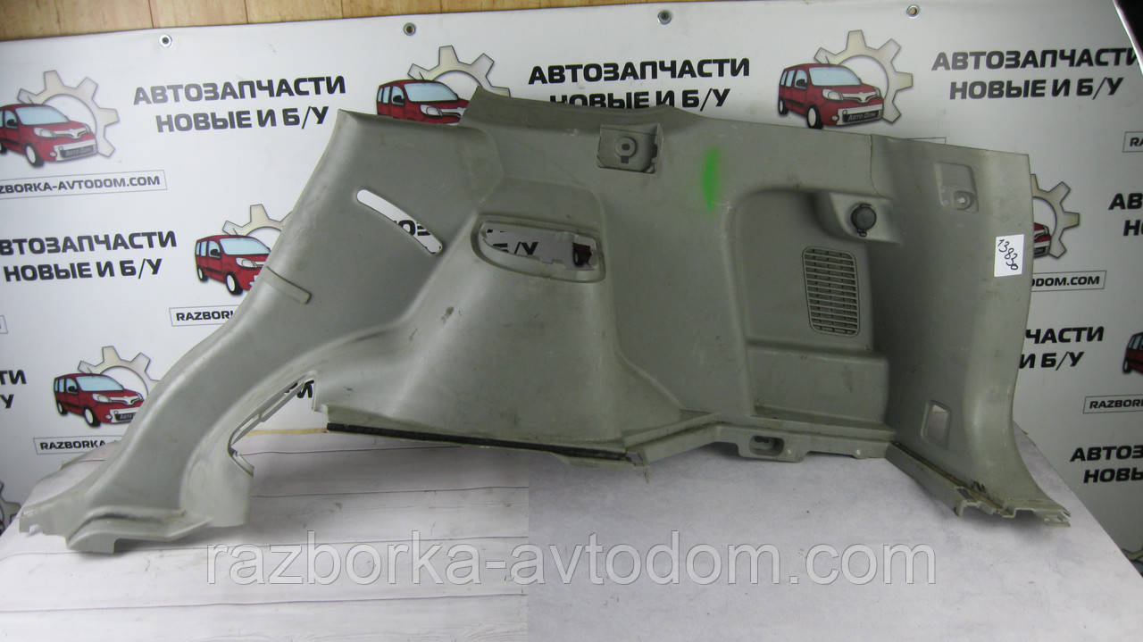 Карта обшивка карти багажника права Nissan X-trail T30 (02-07) ДЕФЕКТ тріщина OE:849508H300