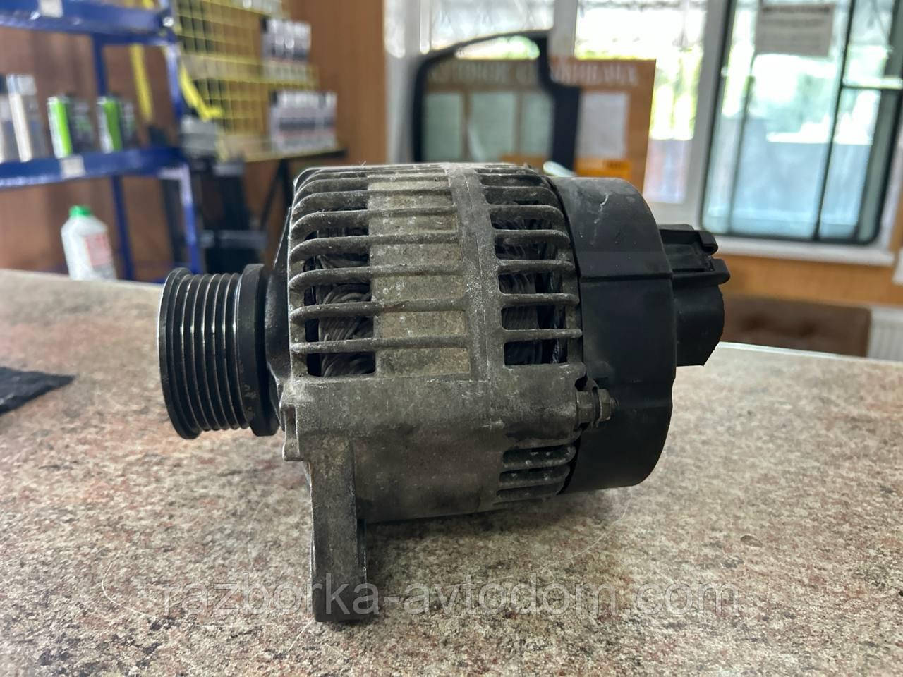 Генератор б/у (Magneti Marelli) CA1698IR Fiat Doblo, Punto, Bravo, Alfa Romeo 147, Lancia Musa (6 паз) 120А