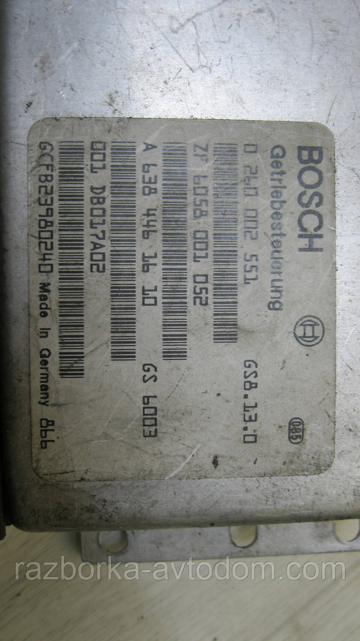 Блок керування АКПП Mercedes Vito W638 (1996-2003) 2.3TD OE: A6384461610 OE 260002551